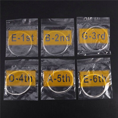 Spock Classic Guitar 30x Strings SC12 Nylon Silver Plating Set Superlätt Akustisk Gitarr Musikinstrument 2