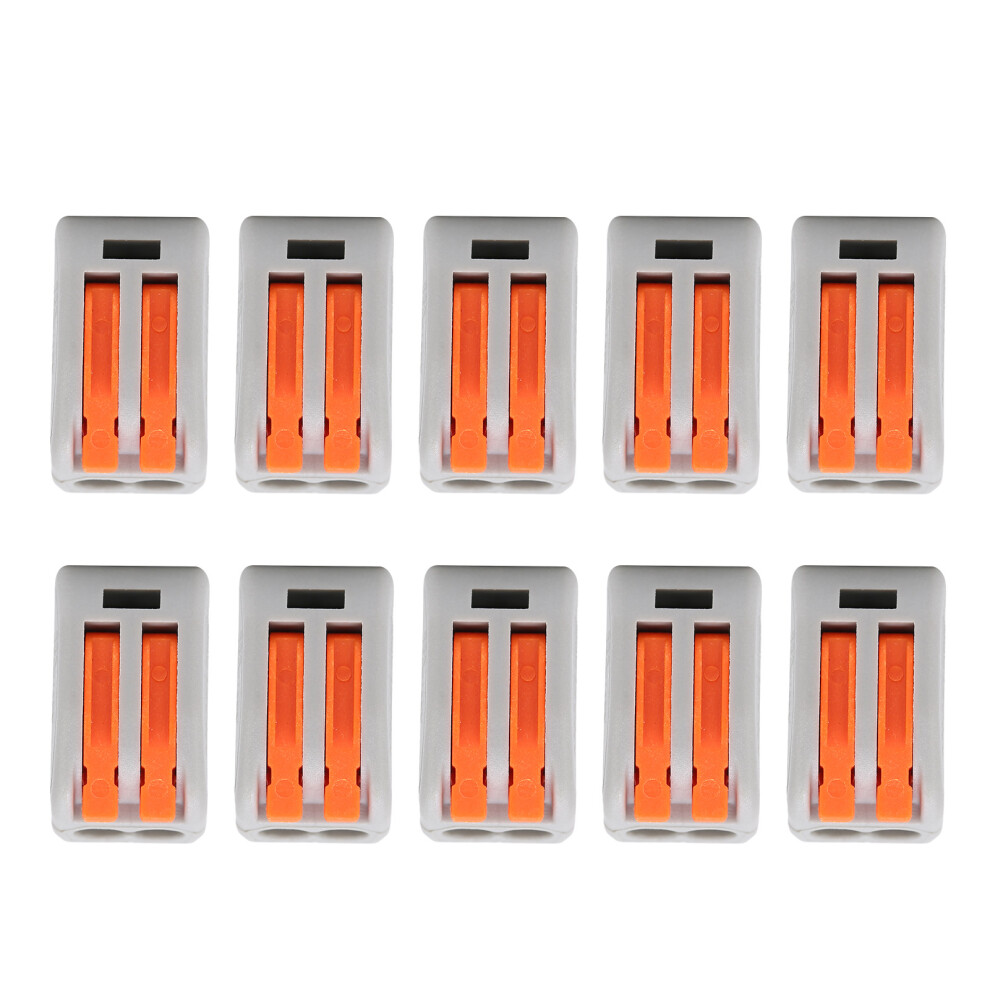 10Pcs Pct-212 Wire Block Clamp Terminal 250V 32A 4Kw 8411391787654