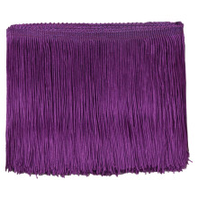 Purple Polyester Fringe Trim 10 Yard 15cm Tassel