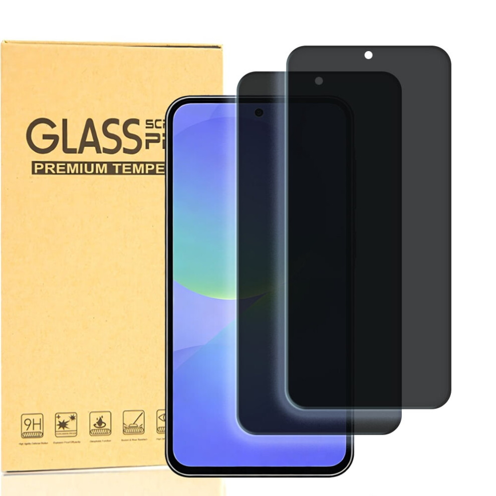 2-Pack Privacy Screen Protector For Samsung Galaxy S24 Fe (6.7"), Scratch/Smudge-Resistant, Anti-Spy Tempered Film 9448483624855