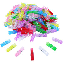 100pcs 1.18" Mini Colored Plastic Clips for Fairy Lights, Photos & Gifts – Compatible with Standard String Lights