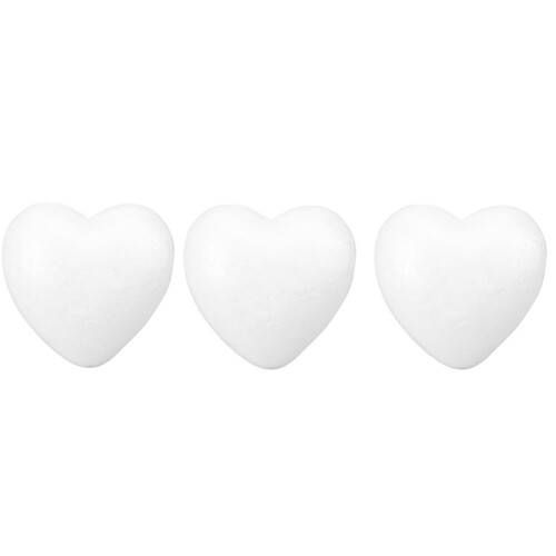 10 Pcs Hearts Solid Peach Foam Valentine's Day Crafts Mother