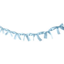 Bow Garland Banner for Decorations 70.87Inch Bow Tie Ribbon Garland Banner Valentine'S Day Wedding Birthday Decorations, Event & Party