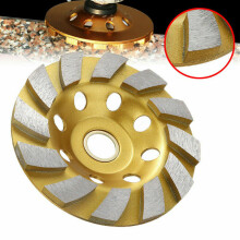4" inch Diamond Segment Grinding Wheel Disc Grinder Cup Concrete Stone Cut USA