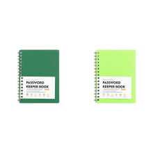 2Pcs Password Book with Alphabetical Tabs Secure Password Management for Websites & Accounts | Large Print Logbook for Home & Office Organization