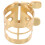 Coated Copper Golden Rectangular Saxophone for Alto Saxophone Enthusiasts and Students 1Pack 1