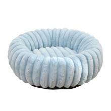 Cat Bed Round Washable Donut with Anti-Slip Bottom