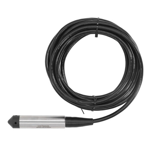 Liquid Level Transmitter Submersible Water Sensor 0-1m, Stainless Steel 2