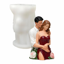 High-Transparency Silicone Figurine Mold, DIY Desktop Ornament Craft Mold, Compatible with Epoxy Resin or Plaster