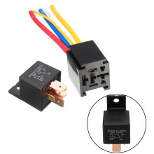 2 Sets Jd2912 Dc24V 80A Automotive Relay Foot Width 9.3 With Socket And Wire 24V