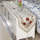 Decoration Table Runner Table Cloth Translucent Jacquard Home Decor Floral New 1