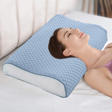 Cooling Pillowcase for Memory Foam/Latex Pillows, Ice Silk Polyester, 3D Dots, Zipper, Moisture Wicking, Neck Support, 19.69x18.81in