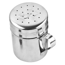 Stainless Steel Shaker with Lid for Sugar, Cinnamon, Pepper, Salt Seasoning Containers for Home, Cafe, Restaurant Use