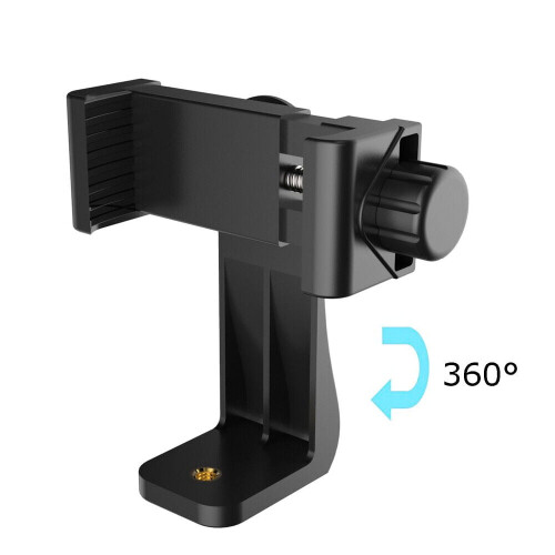 Universal phone holder tripod adapter mount clip