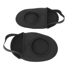 Fahrradschuhüberzüge Wasserdichte Neopren-Zehenschutzkappen Schwarz 20x12,5cm