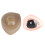 10 Sets Pink Plastic 3D Triangular Doll Eyes 20x24mm Toy Accessories 5