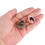 10 Sets Pink Plastic 3D Triangular Doll Eyes 20x24mm Toy Accessories 13