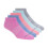 Skechers Skechers 5 Pack Calcetines Cortos Mujer, Azul/Pink Grapefruit, 9-11 US 1