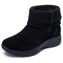 Botas Skechers EASY GOING - COZY LOVIN Slip-ins, Tejido de Brillo, Negro/Negro, 5.5M