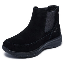 Botas Chelsea Skechers Women's EASY GOING - CASUAL ICON Slip-Ins, Suede, Negro/Negro, 5M