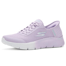 Skechers Kvinders Go Walk Flex Hands Free Slip-Ins-Grand Entry Sneakers, Lavendel/Aqua, 9