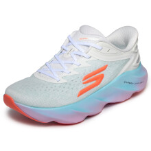 Skechers Scarpe da Corsa Aero Burst Hands Free Slip-Ins Donna, Bianco/Multi, 9.5