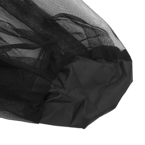 Nylon Insectproof Mosquito Net Cap Black, 46cm Breathable Mesh 1