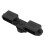Handheld Car Radio Vent Mount ABS Black Quick Release Ball Head 17mm 4