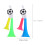30Pièces De Stade Colorée Pour Animation Supporters 8