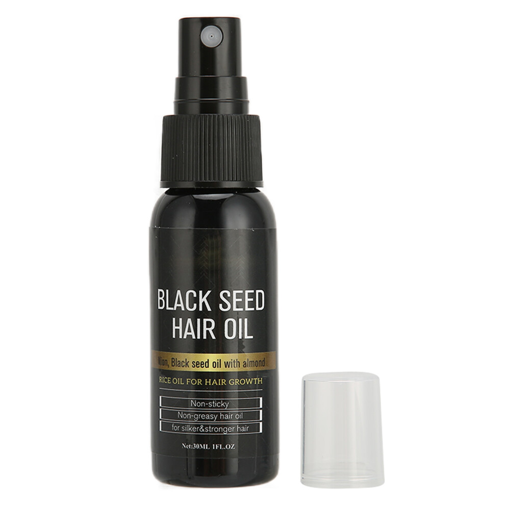 Black Hair Growth Serum 30Ml Â Safe, Effective Seed Hair Oil For Thicker Hair