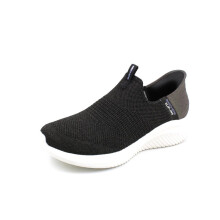 Skechers dames Hands Free Slip Ins Ultra Flex 3.0 Smooth Step Sneakers, Zwart, 7