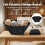 (14 inch Round) 4Pcs Reusable Felt Hanging Plant Baskets 5