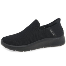Skechers Mannen Go Walk Flex No Hands Slip-Ins Sneakers, Zwart/Zwart, 7 Smal