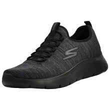 Skechers Uomo Go Walk Flex - Sneakers Casual Slip-On, Nero/Charcoal, 12 M US