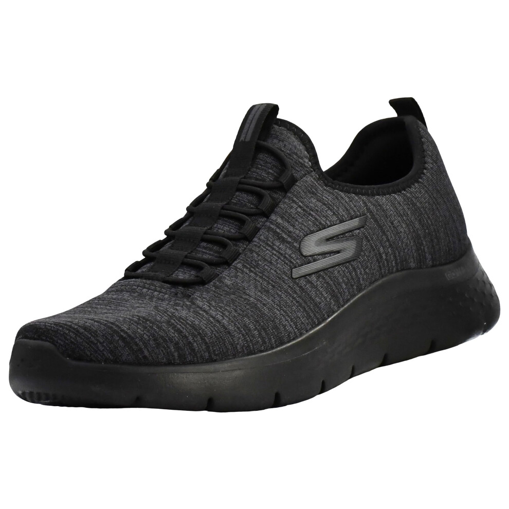 Skechers Men's Go Walk Flex - Ultra Slip-On Casual Walking Sneaker, Black/Charcoal, 10.5 M Us