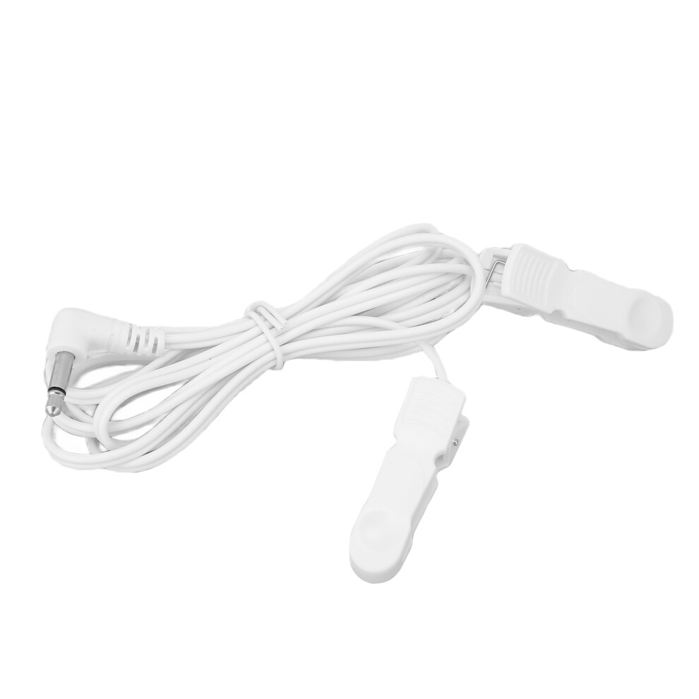 TENS Ear Clip 3.5mm Wire Cable Electrode Lead 1.2m for Therapy