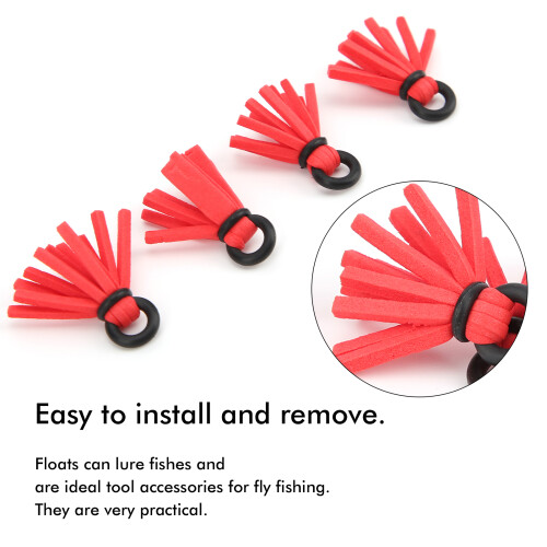 Schaum Float Bobber 4pcs Fliegenfischen Zubehör 1