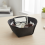 (12 inch Round) 4Pcs Reusable Felt Hanging Plant Baskets 5
