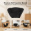 (12 inch Round) 4Pcs Reusable Felt Hanging Plant Baskets 7