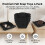 (4pcs 12 inch) 4Pcs Reusable Felt Hanging Plant Baskets 4
