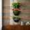 (4pcs 12 inch) 4Pcs Reusable Felt Hanging Plant Baskets 6