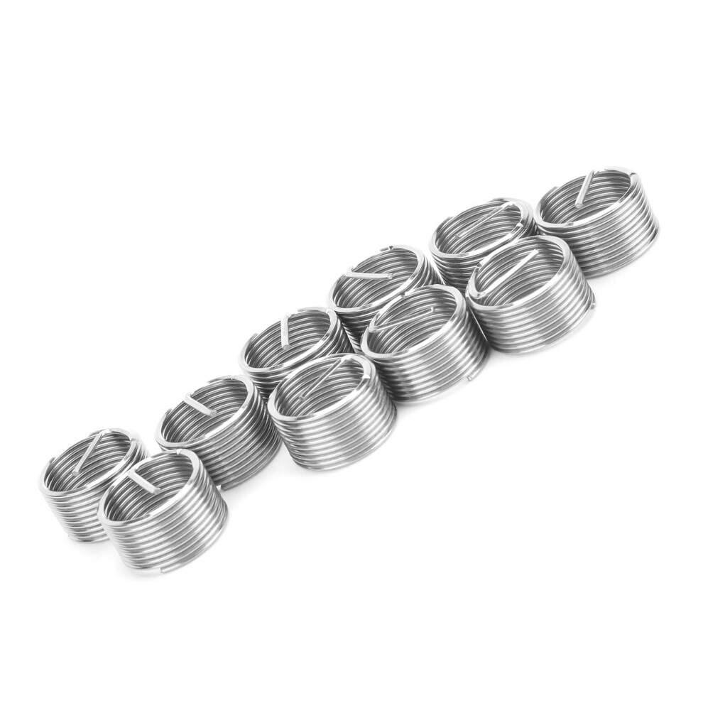 Coiled Threaded Expansion Insert Bushing M18x1.5x1d 10Pcs For Metal Repairs 7891391455417