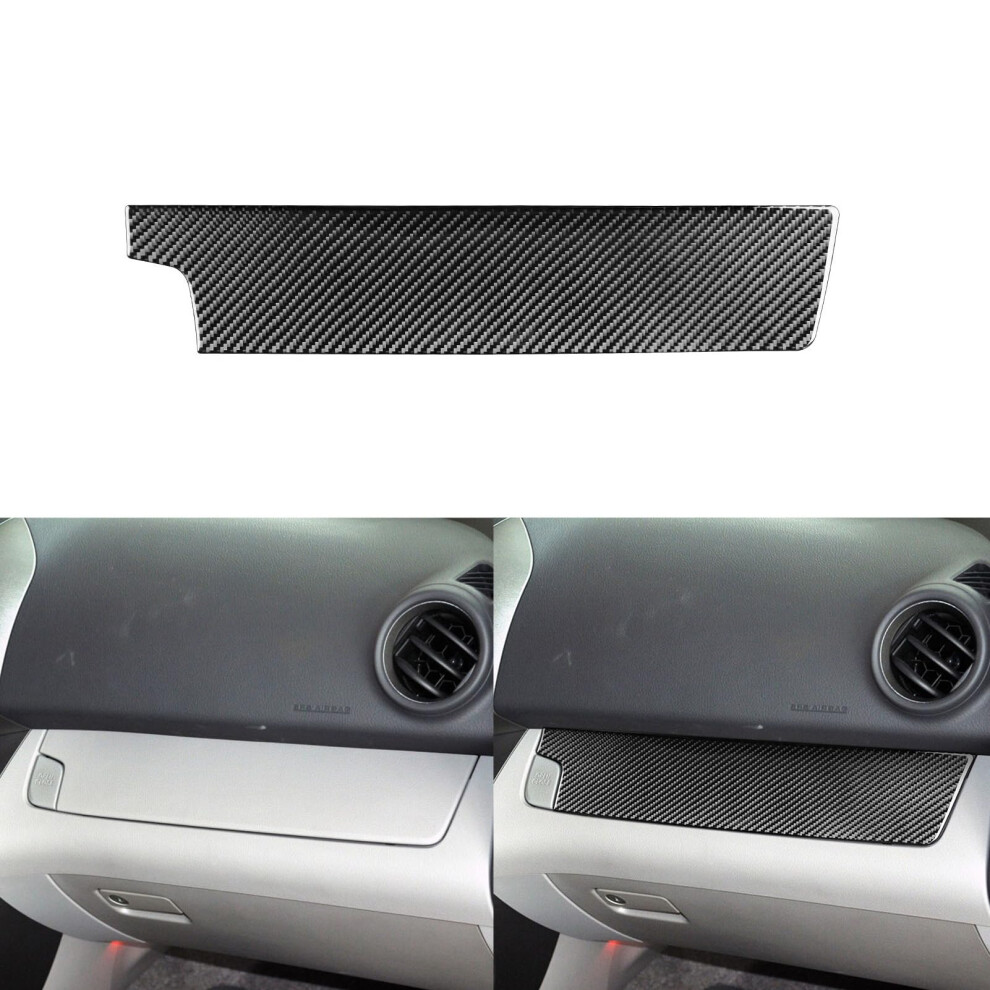 Carbon Fiber Dashboard Trim Cover Interior Accessories For Toyota Rav4 20062012 Sporty Scratchresistant Black 9330225104780