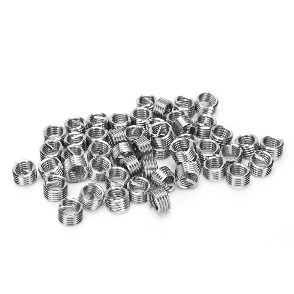 50Pcs M5/16-18 Stainless Steel Thread Inserts & Repair Nut Set 8301391455854