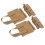 2pcs Nylon Quick Release Cummerbund MOLLE Buckles Tan Portable Set 1