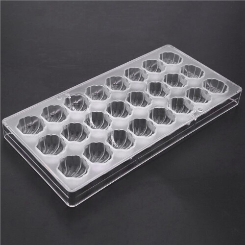 6X Shell Shape Hard Chocolate Mold 3D Sea Shell Polycarbonate Clear Ice Jelly Candy Mould 1