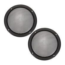 2pcs Car Subwoofer Grill Cover Metal Speaker Grill Protector Durable Mesh for Safety