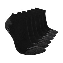 Chaussettes de course basses Skechers femmes, 6 paires, noires, 9-11 US