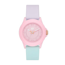 Skechers Dames Rosencrans Midsize Quartz Drie-Hand Horloge, Kleur: Paars/Groen, Roze (Model: SR6215)