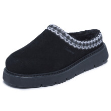 Skechers Kvinders KEEPSAKES LITE - COZY CASCADE, Slipper med webkrave, Sort/Sort, 8M